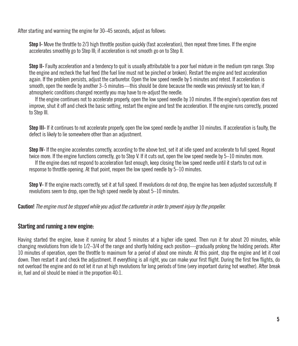 Evolution Engines EVOE40GX User Manual | Page 5 / 12