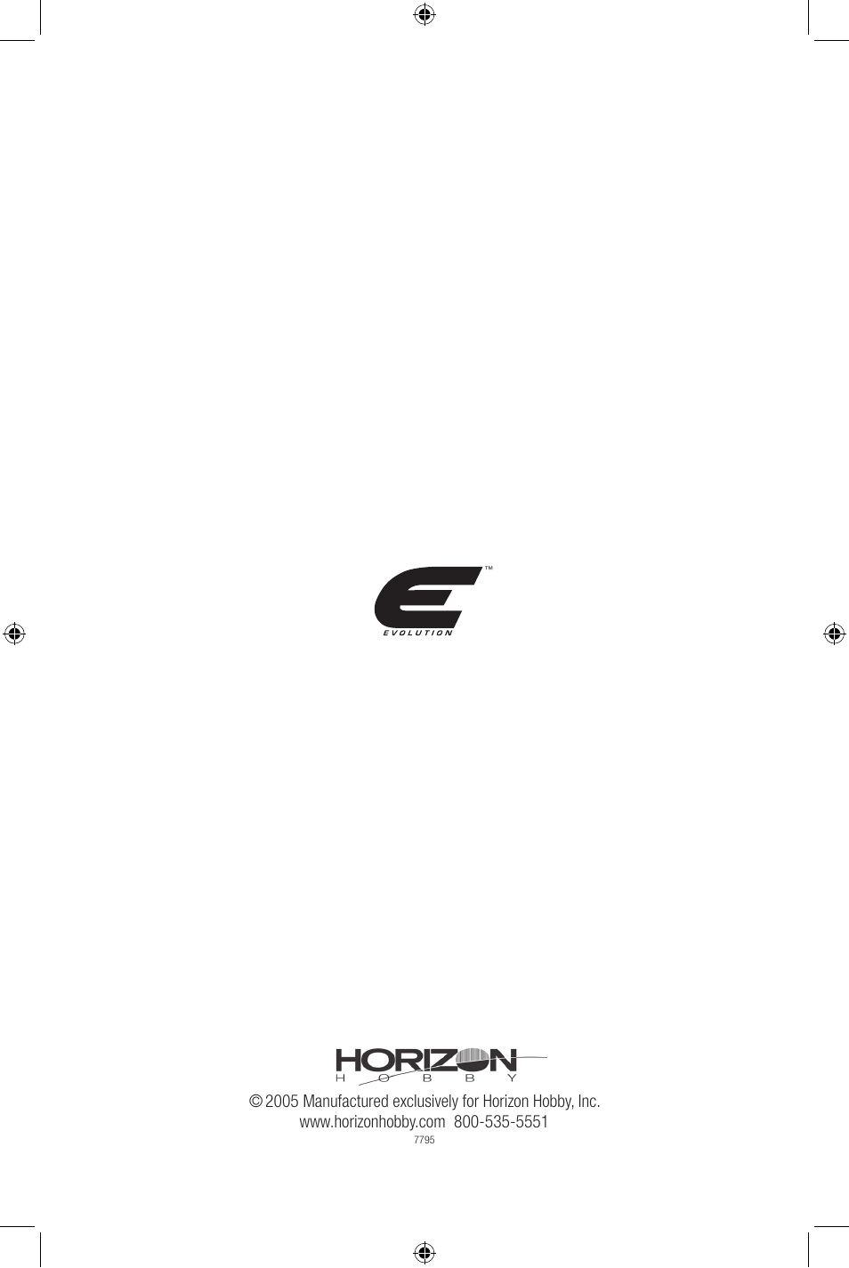 Evolution Engines 35GT User Manual | 12 pages