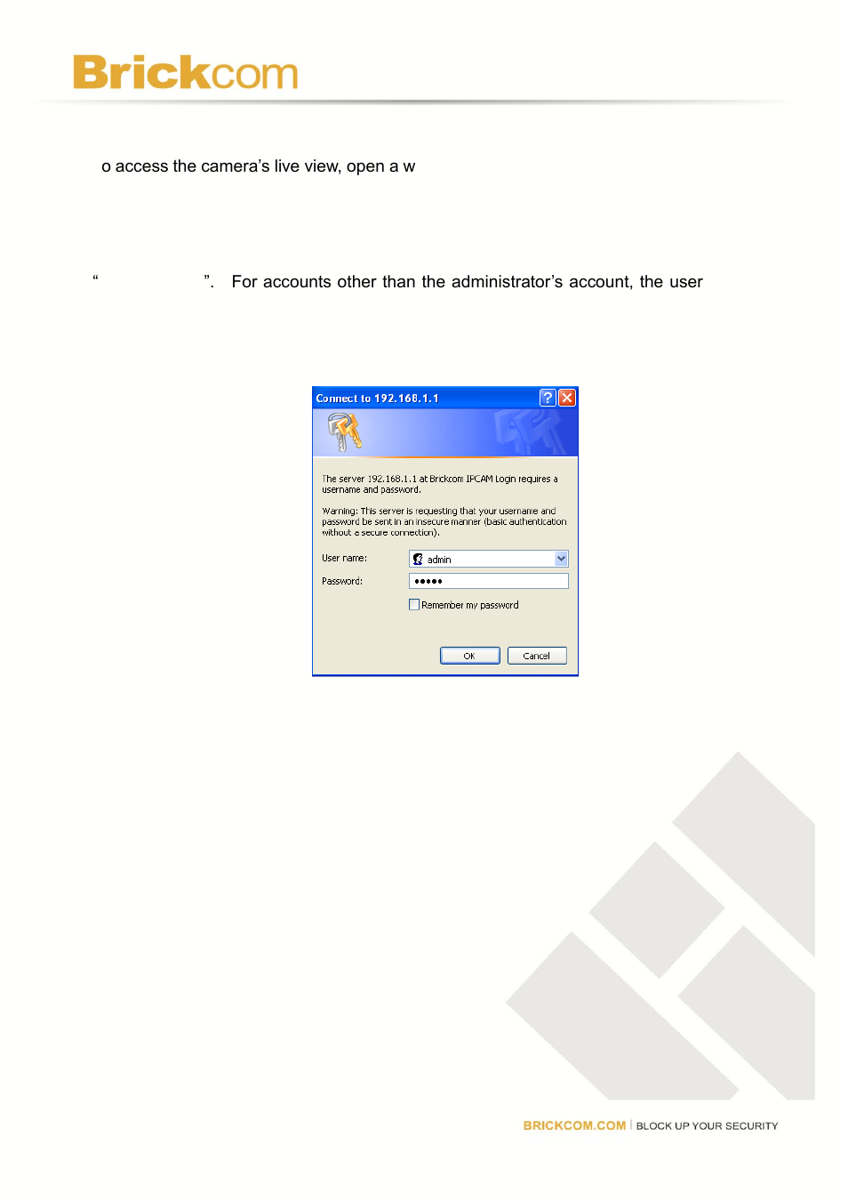 Authentication | Brick Computer CB-102A User Manual | Page 36 / 85