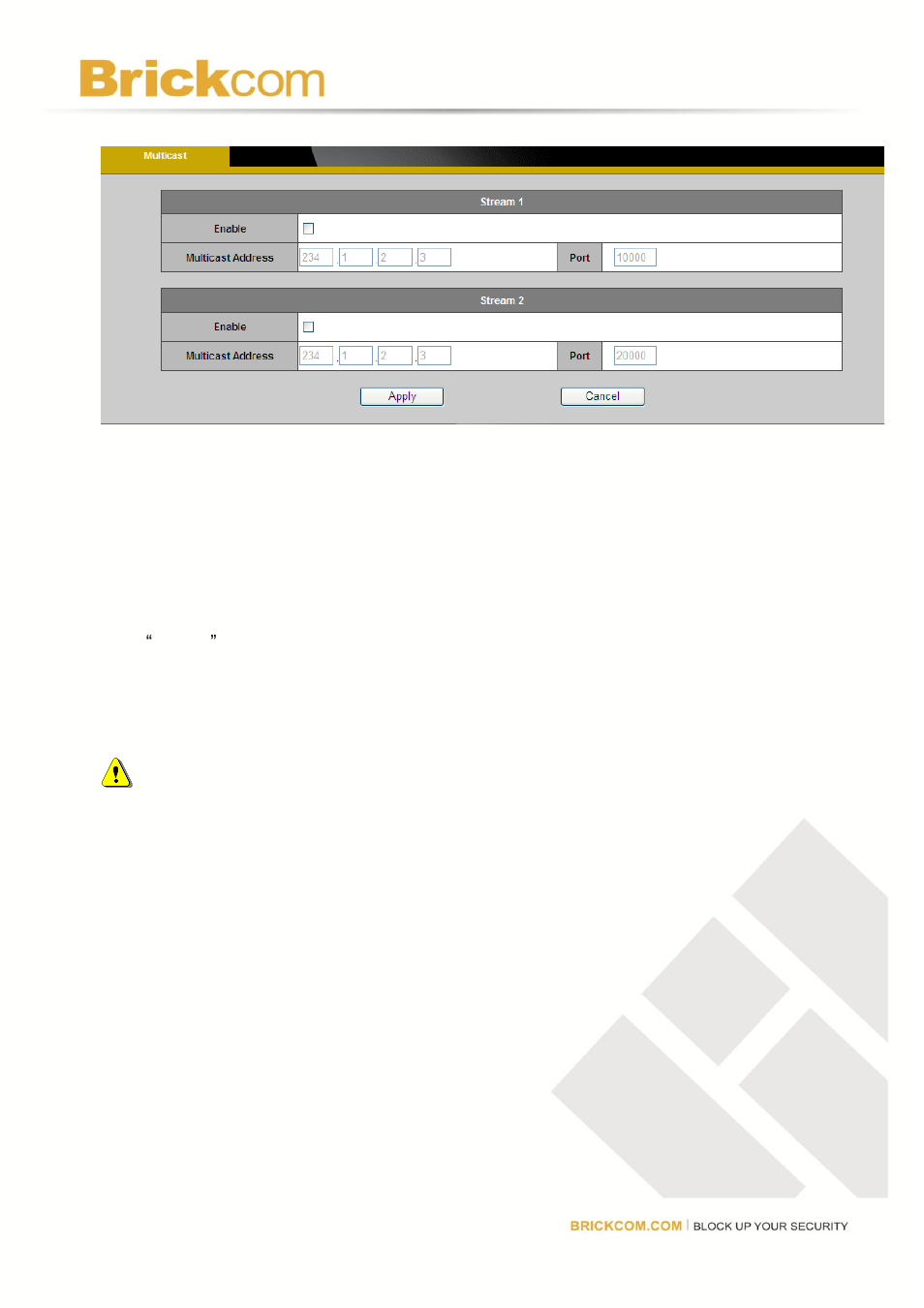 Multicast | Brick Computer CB-102A User Manual | Page 47 / 85