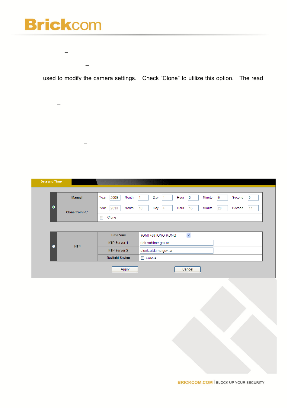 Date and time | Brick Computer CB-102A User Manual | Page 78 / 85