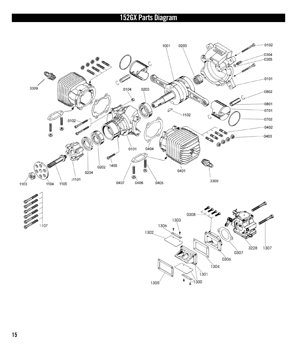 Evolution Engines 152GX User Manual | Page 15 / 16