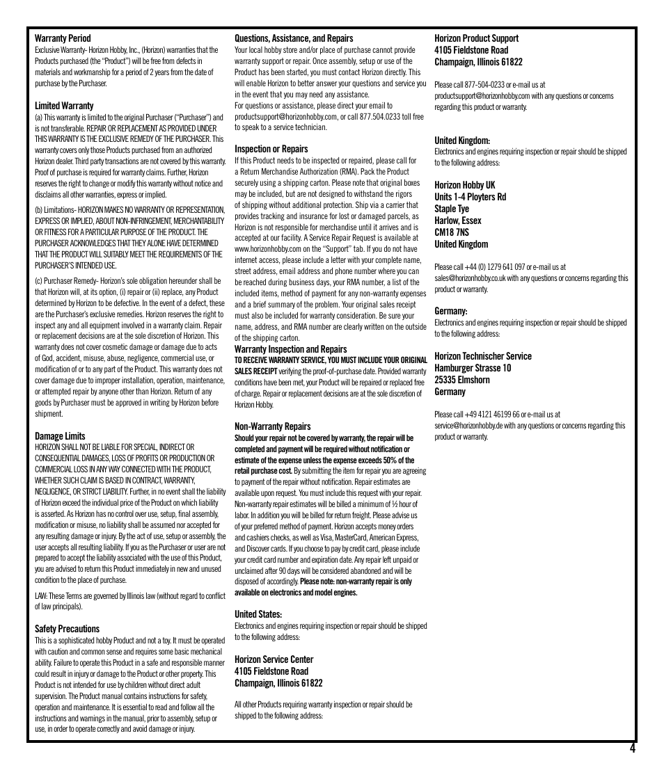 Evolution Engines 152GX User Manual | Page 4 / 16
