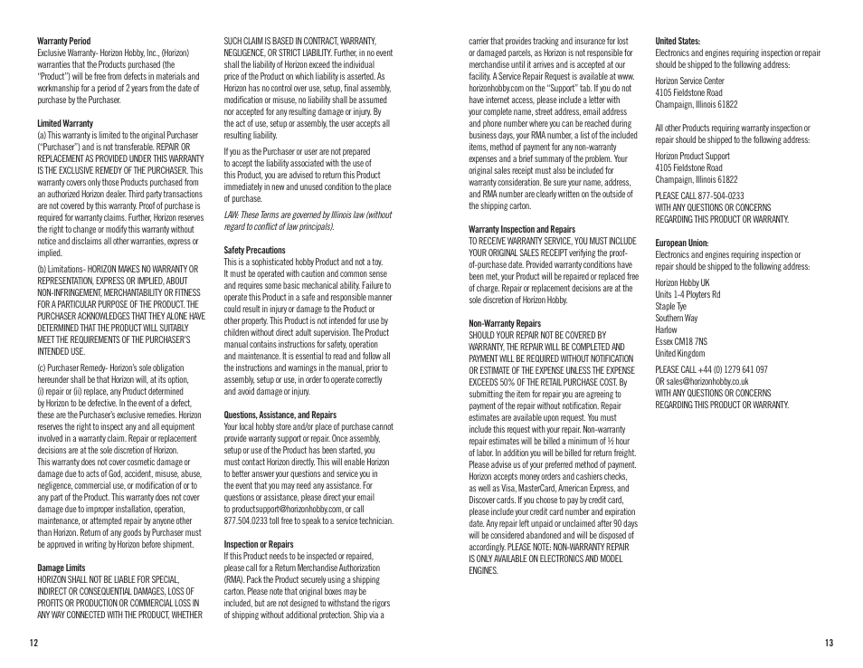Evolution Engines 61NX User Manual | Page 7 / 7