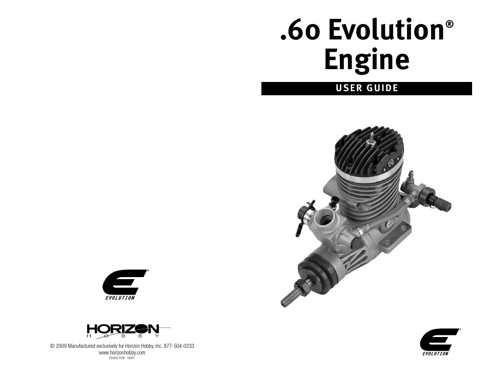 Evolution Engines 60NX User Manual | 8 pages