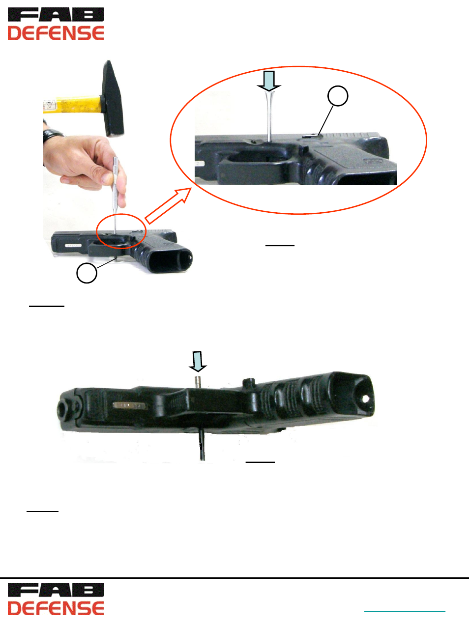 Step 2, Step 3, Fig. 3 | Fig. 4 | FAB Defense GIS - Glock Scope Mount User Manual | Page 2 / 3