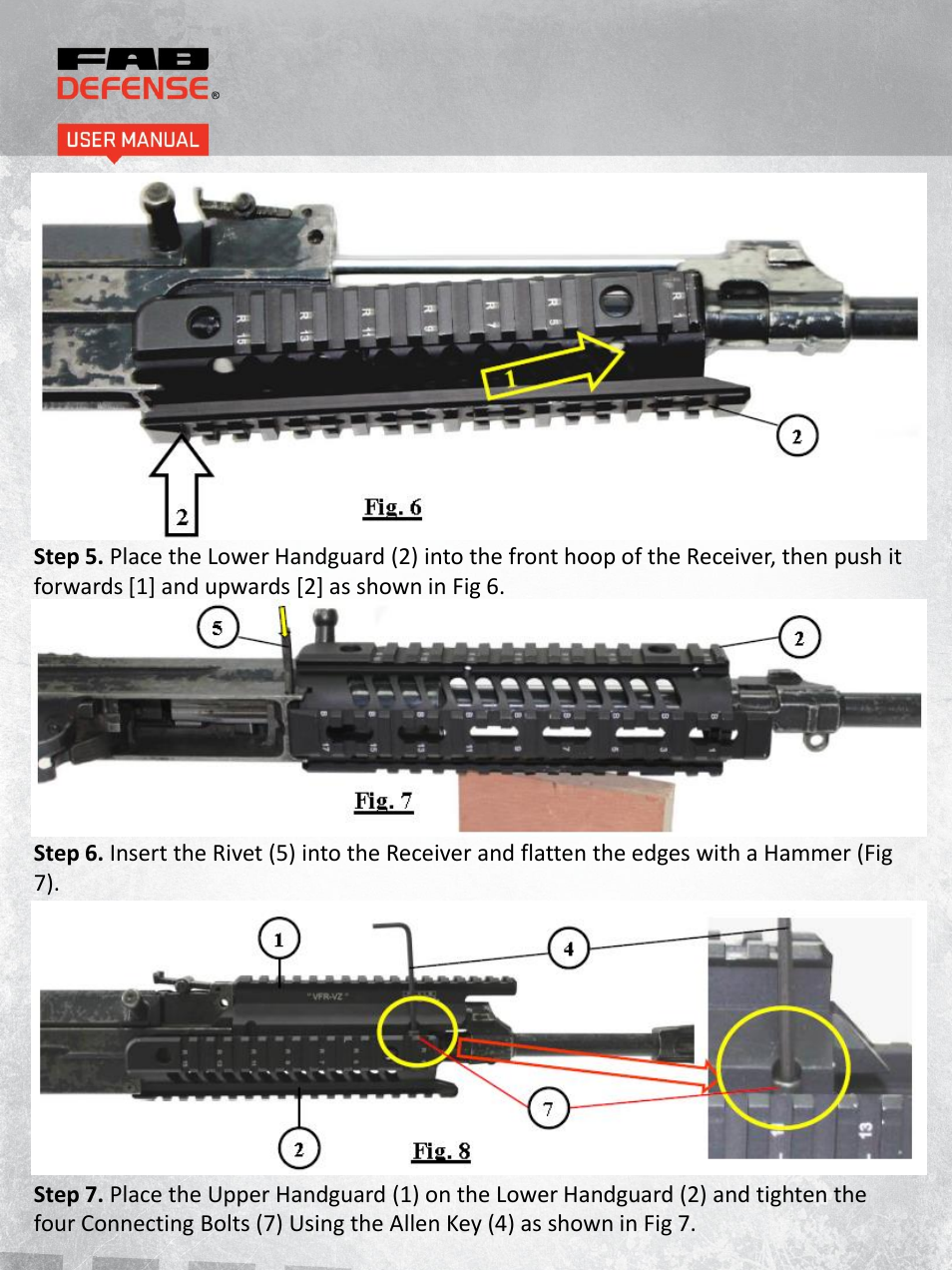 FAB Defense VFR-VZ User Manual | Page 4 / 4