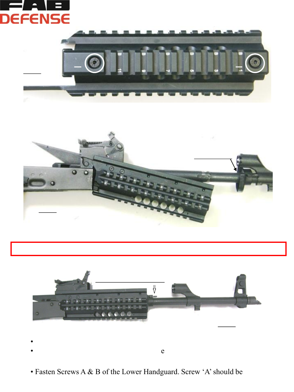 FAB Defense VFR-AK User Manual | Page 3 / 5