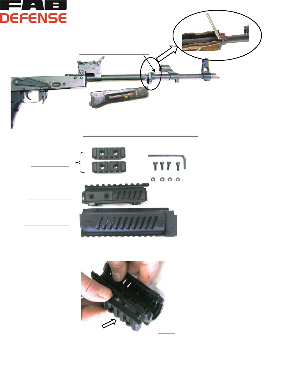 FAB Defense AK 74 - Handguards User Manual | Page 2 / 4