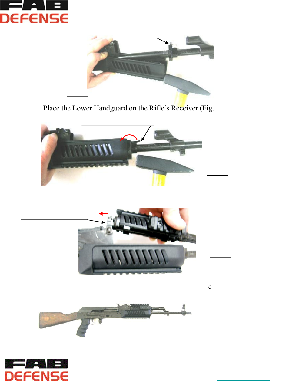 FAB Defense AK 74 - Handguards User Manual | Page 4 / 4