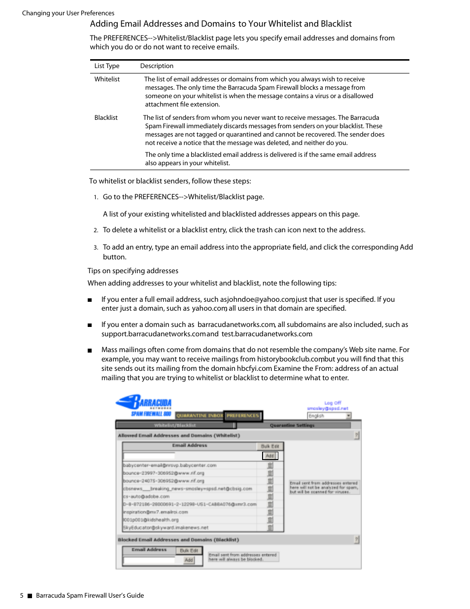 Barracuda Networks Spam Firewall User Manual | Page 5 / 5