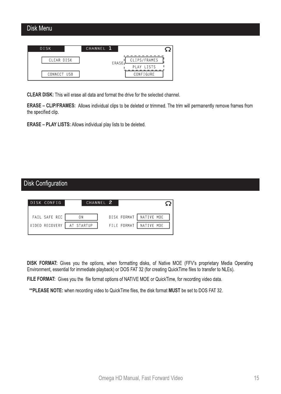 Omegahdmanual_p15 | Fast Forward Video Omega HD User Manual | Page 15 / 22