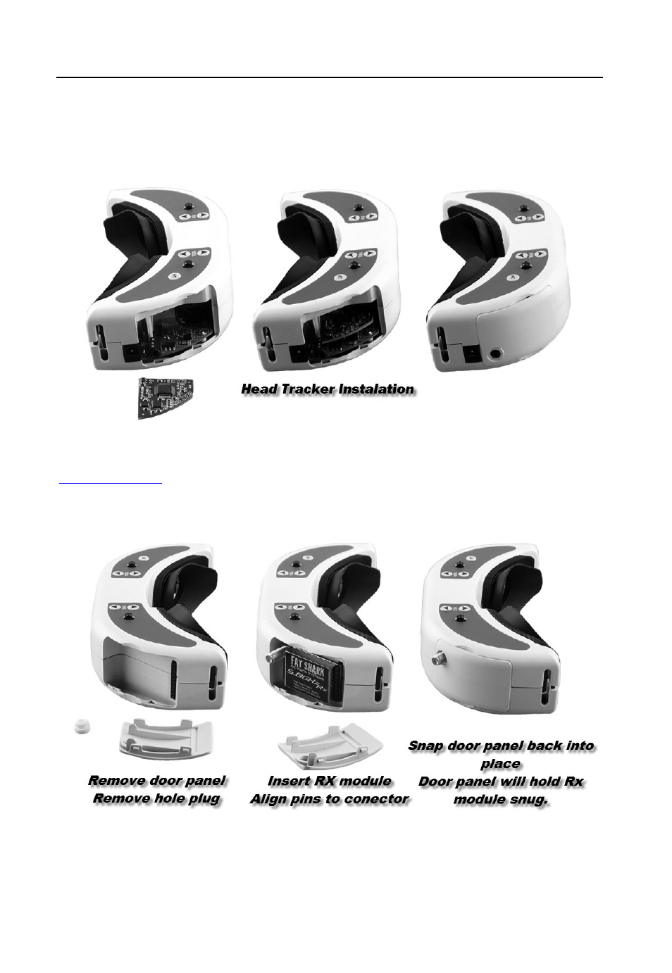 Accessories, Trinity head tracker | Fat Shark DominatorHD User Manual | Page 7 / 12