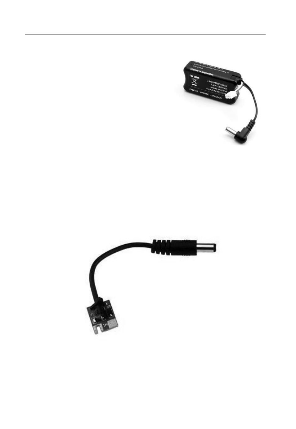 1000ma battery pack, Power shield safety circuit | Fat Shark DominatorHD User Manual | Page 9 / 12