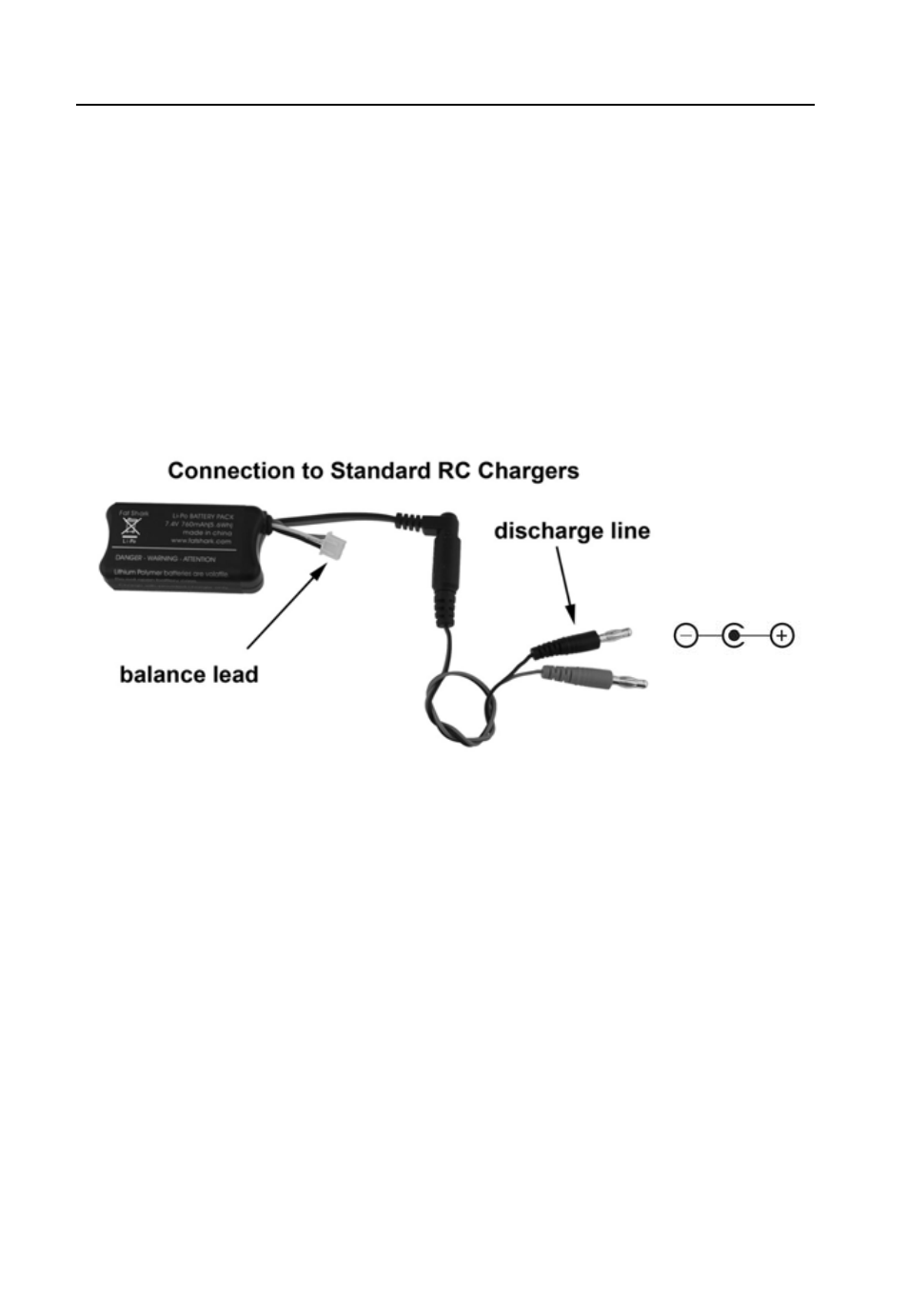Battery charging | Fat Shark DominatorV2 User Manual | Page 7 / 12