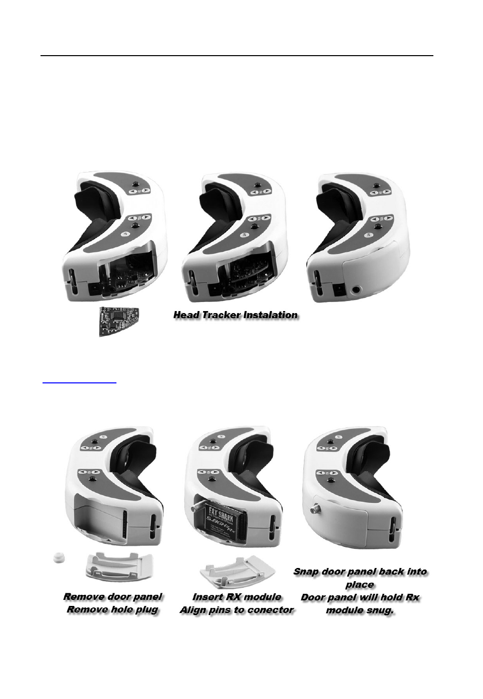 Accessories, Trinity head tracker | Fat Shark DominatorV2 User Manual | Page 8 / 12