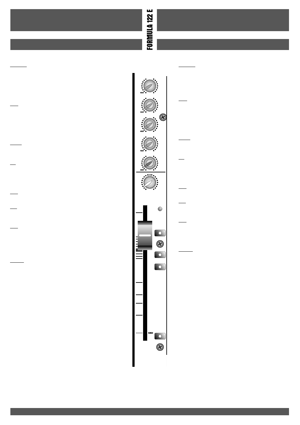 Italiano english | FBT FORMULA 122E User Manual | Page 15 / 56