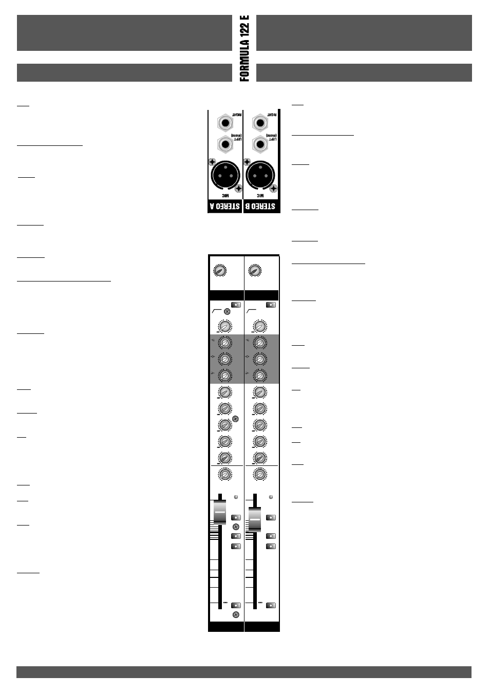 Italiano english | FBT FORMULA 122E User Manual | Page 16 / 56