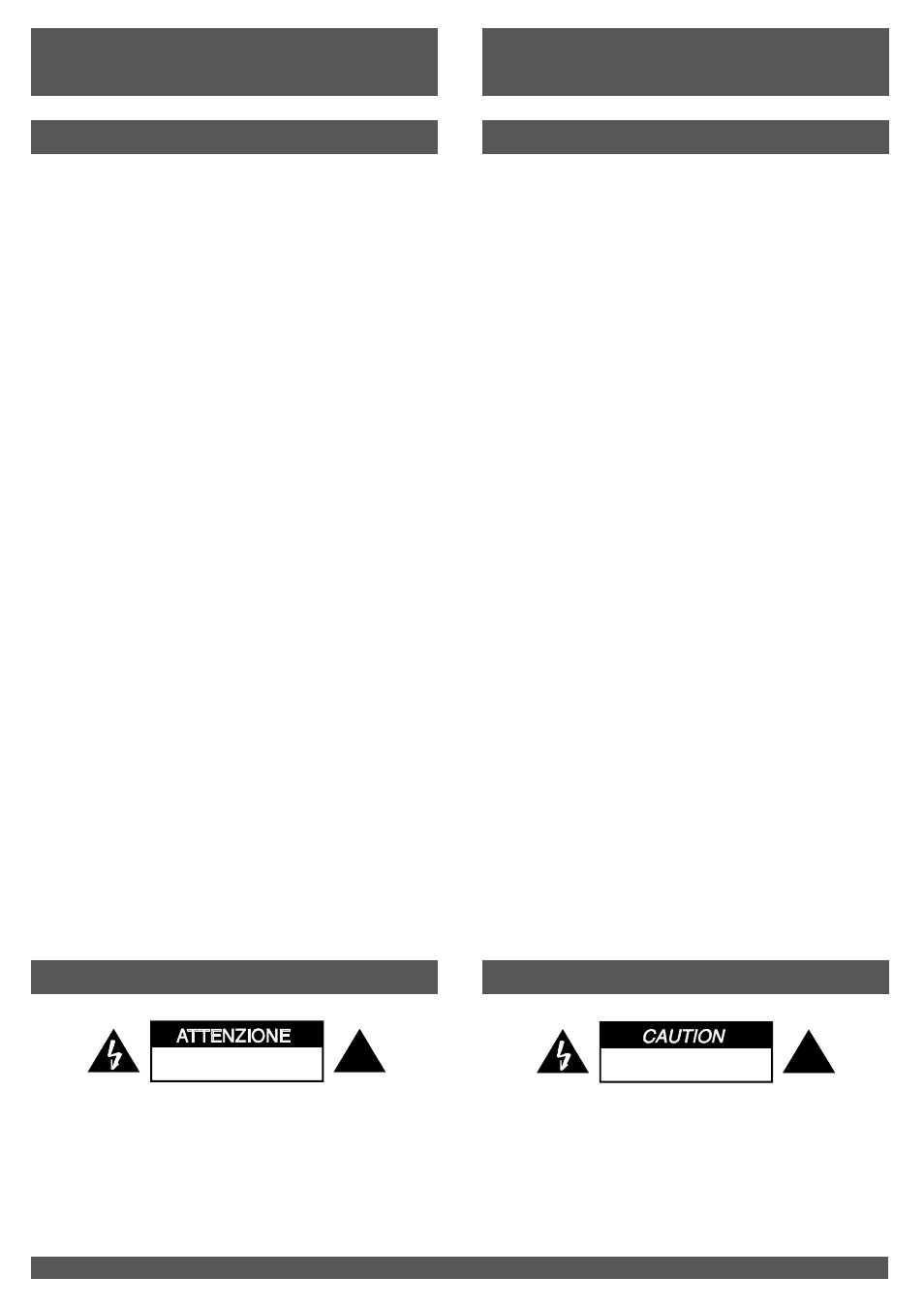 Italiano, English | FBT FORMULA 122E User Manual | Page 4 / 56
