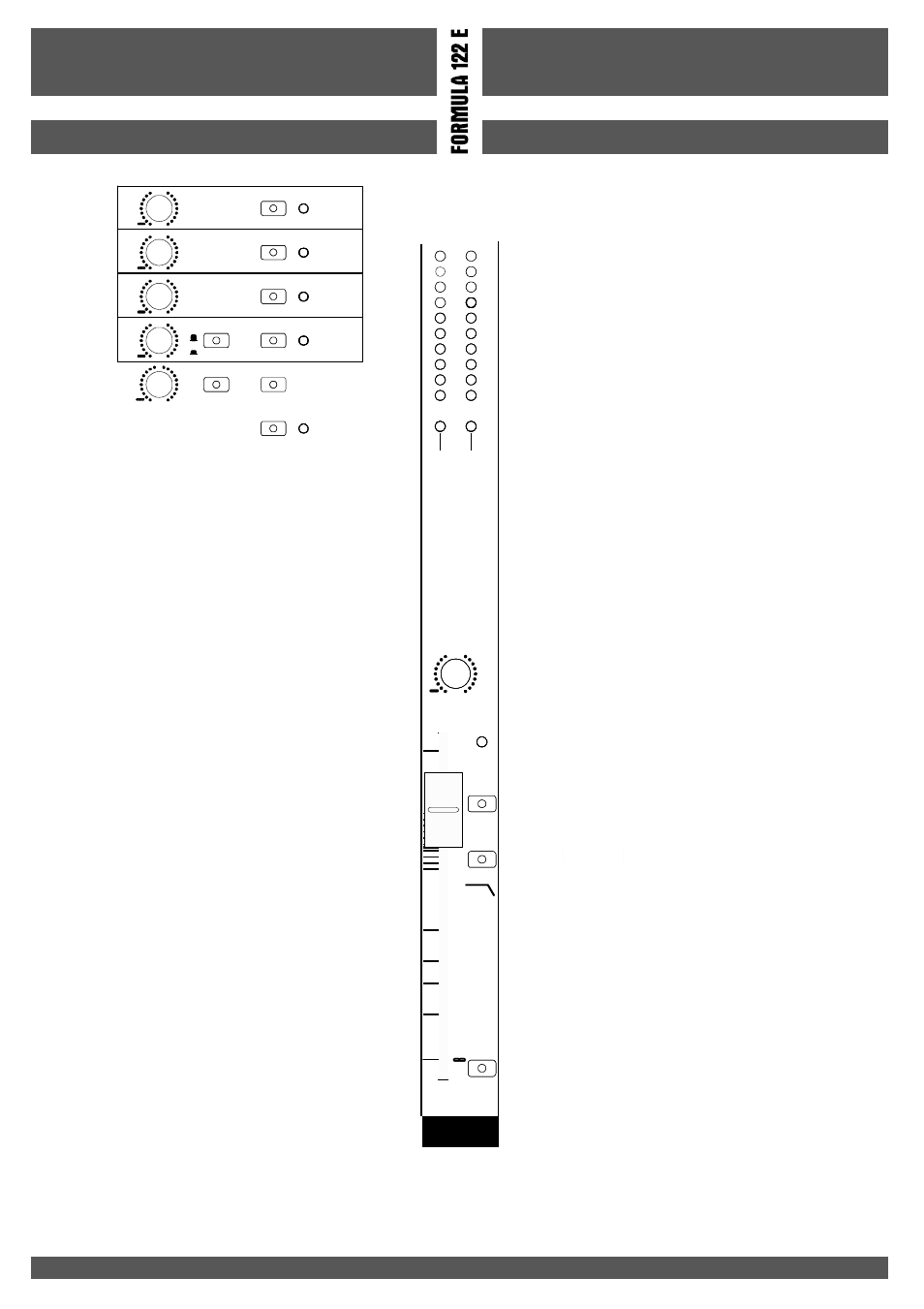Français deutsch, Mono, Mono aux 1-4 2-trk ctrlroom | Mono aux 1 - 4 2-trk ctrlroom | FBT FORMULA 122E User Manual | Page 47 / 56