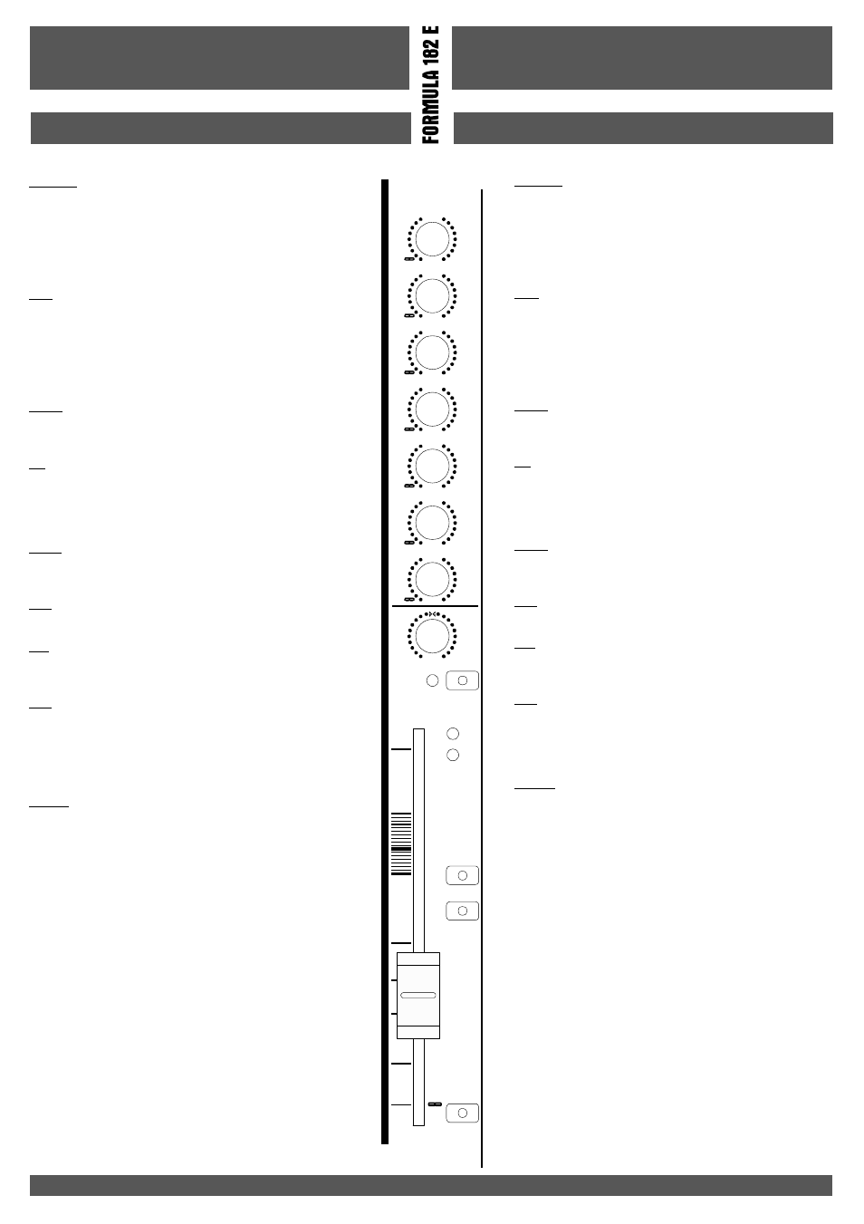 Italiano english | FBT FORMULA 122E User Manual | Page 7 / 56