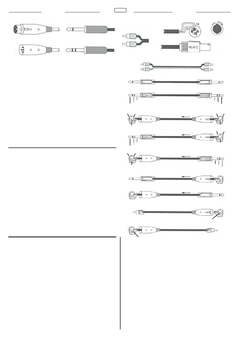Connettori connectors connecteurs anschlüsse | FBT HIMAXX100SA User Manual | Page 6 / 12