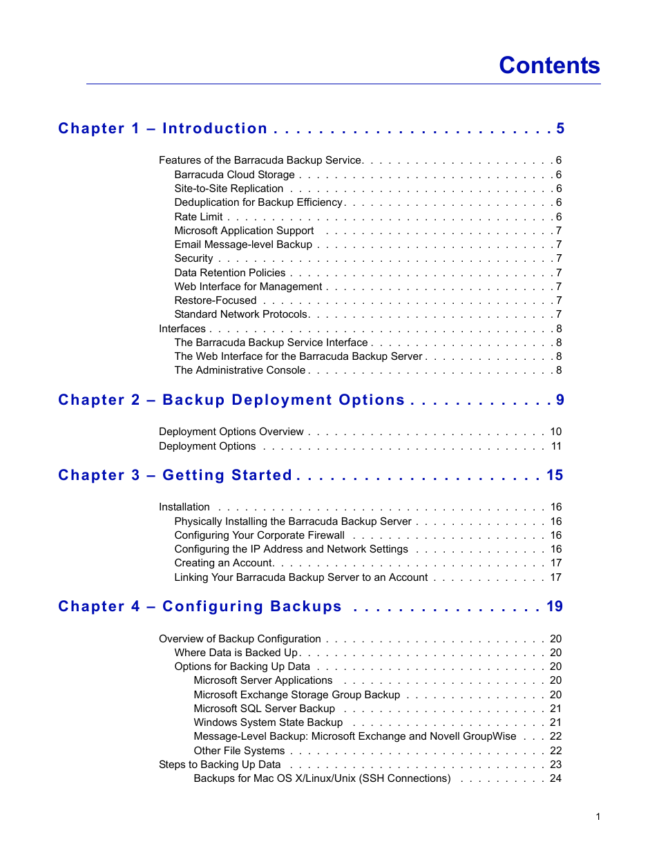 Barracuda Networks 4 User Manual | Page 3 / 69
