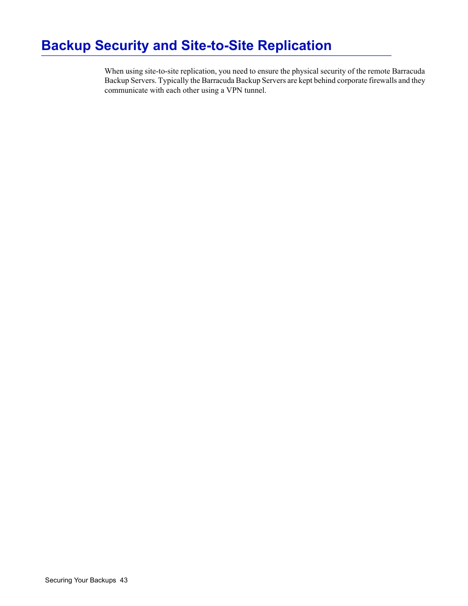 Backup security and site-to-site replication | Barracuda Networks 4 User Manual | Page 45 / 69