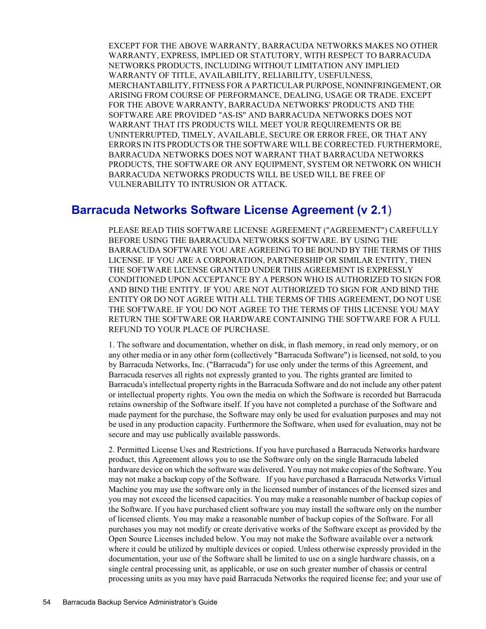 Barracuda Networks 4 User Manual | Page 56 / 69