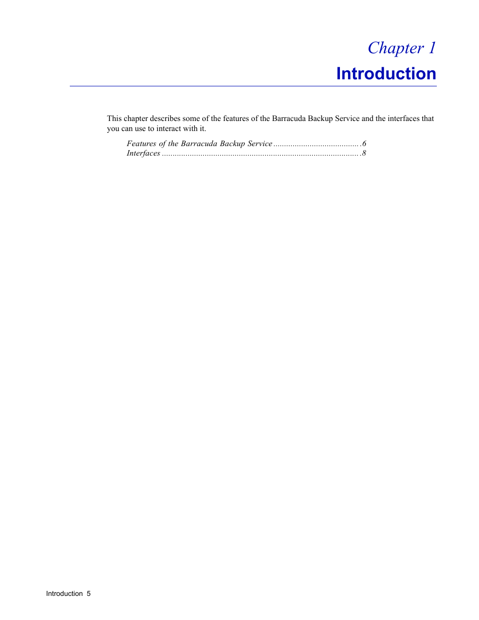 Introduction, Chapter 1 – introduction, Chapter 1 introduction | Barracuda Networks 4 User Manual | Page 7 / 69