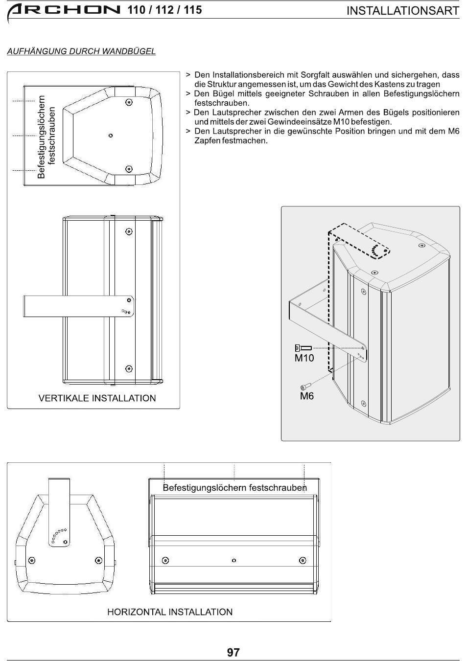 FBT Archon User Manual | Page 103 / 116