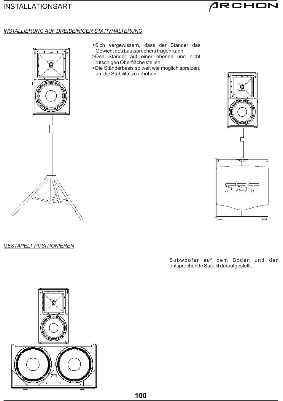 Archon | FBT Archon User Manual | Page 106 / 116