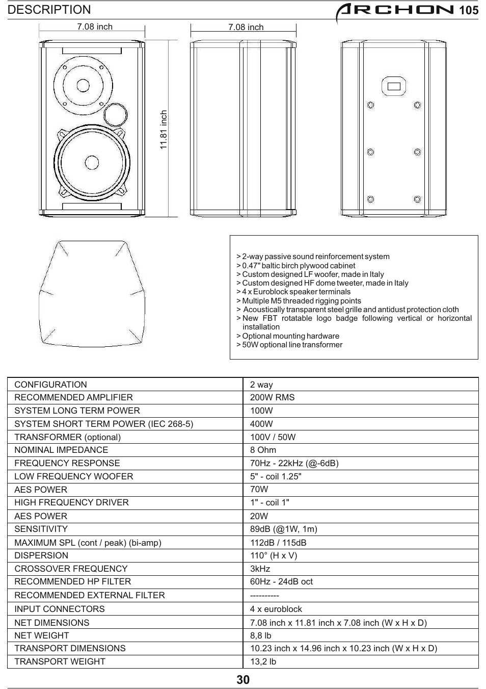 Archon | FBT Archon User Manual | Page 34 / 116