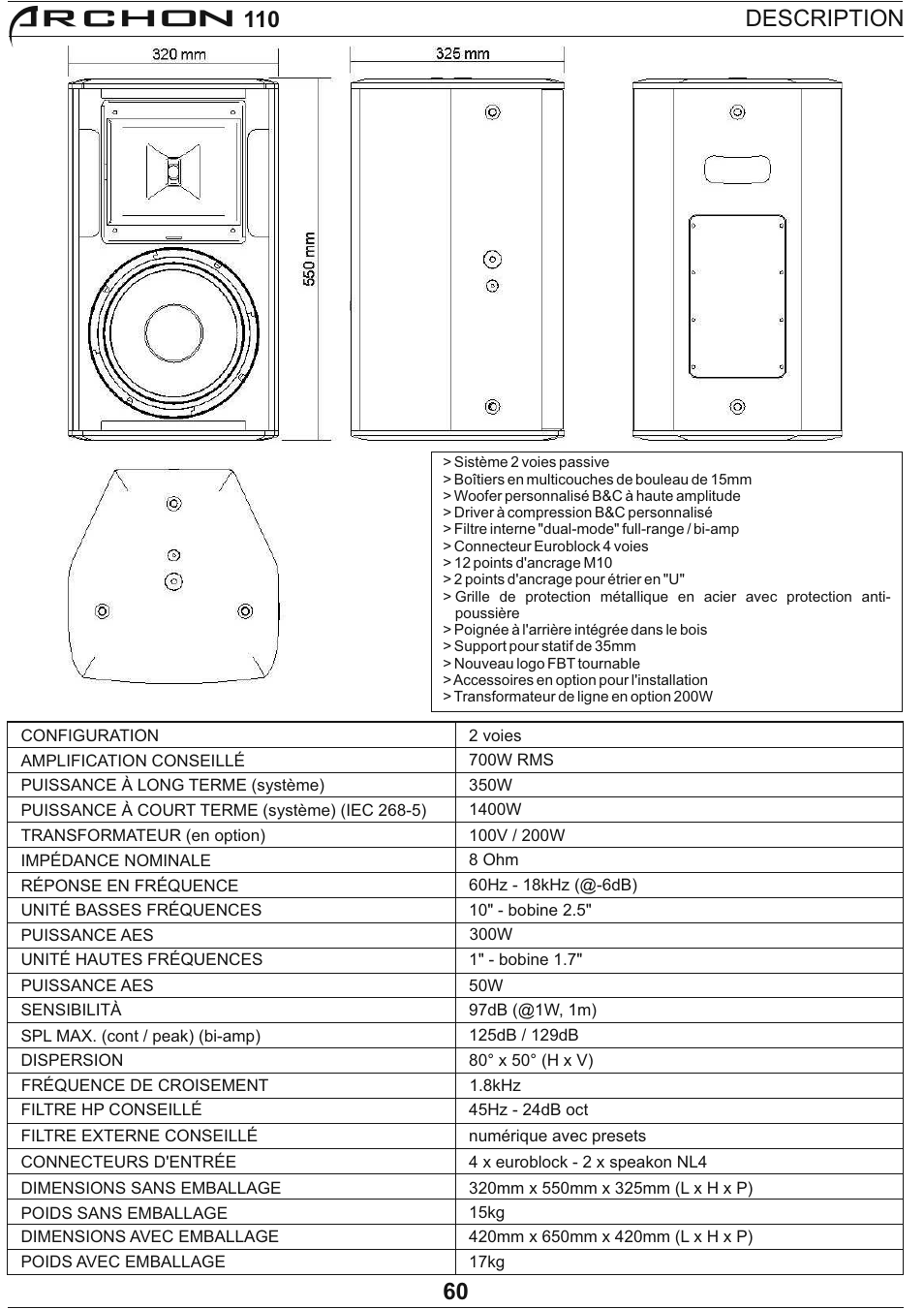Archon | FBT Archon User Manual | Page 65 / 116