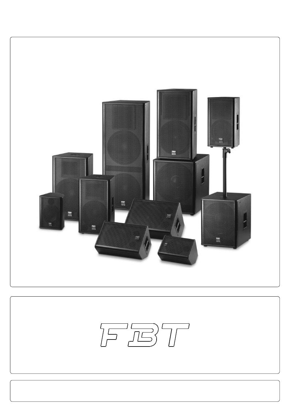 FBT VERVE PASSIVE User Manual | 16 pages