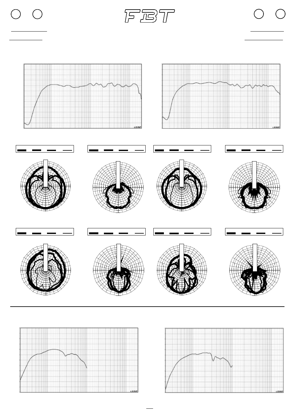 10 i, Df diagrammi diagrams diagramme diagrams | FBT VERVE PASSIVE User Manual | Page 11 / 16