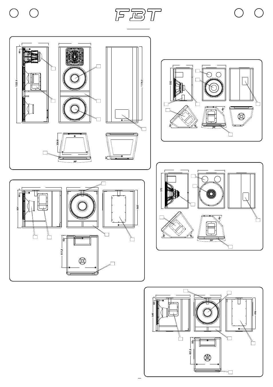 Df 4, Layout | FBT VERVE PASSIVE User Manual | Page 5 / 16
