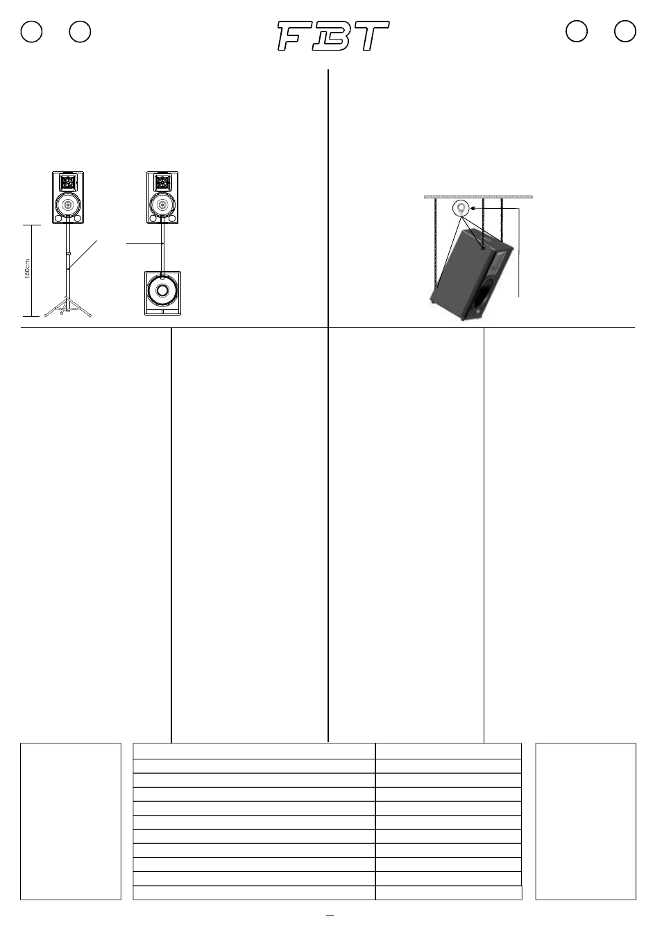 FBT VERVE PASSIVE User Manual | Page 7 / 16