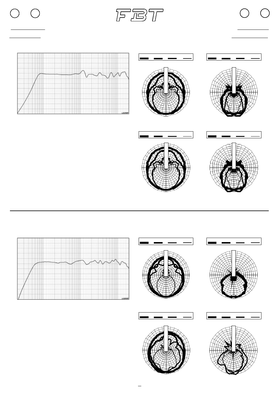 Verve 8m verve 10, Df diagrammi diagrams diagramme diagrams | FBT VERVE PASSIVE User Manual | Page 8 / 16