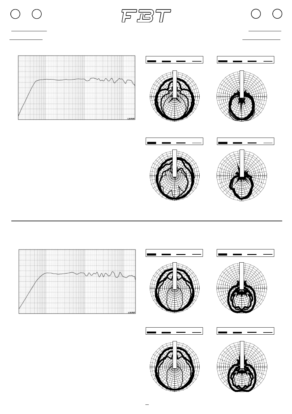 Verve 12 verve 12m, Df diagrammi diagrams diagramme diagrams | FBT VERVE PASSIVE User Manual | Page 9 / 16