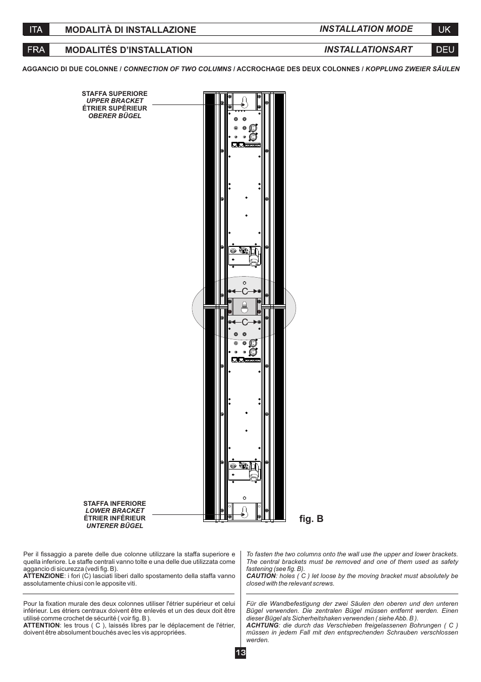 Fig. b | FBT MLA 801A User Manual | Page 15 / 24