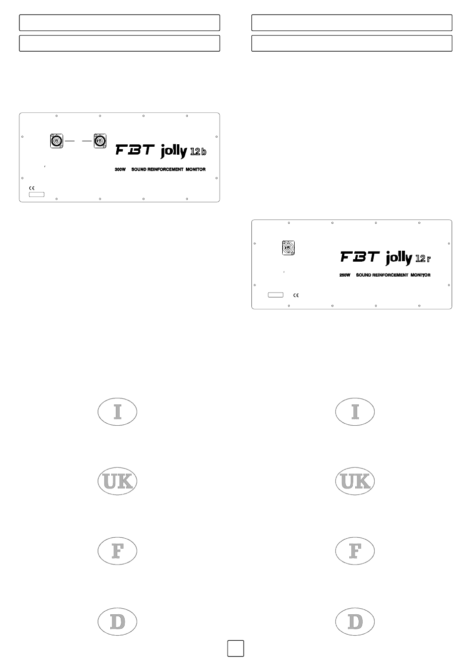 FBT JOLLY12 User Manual | Page 9 / 24