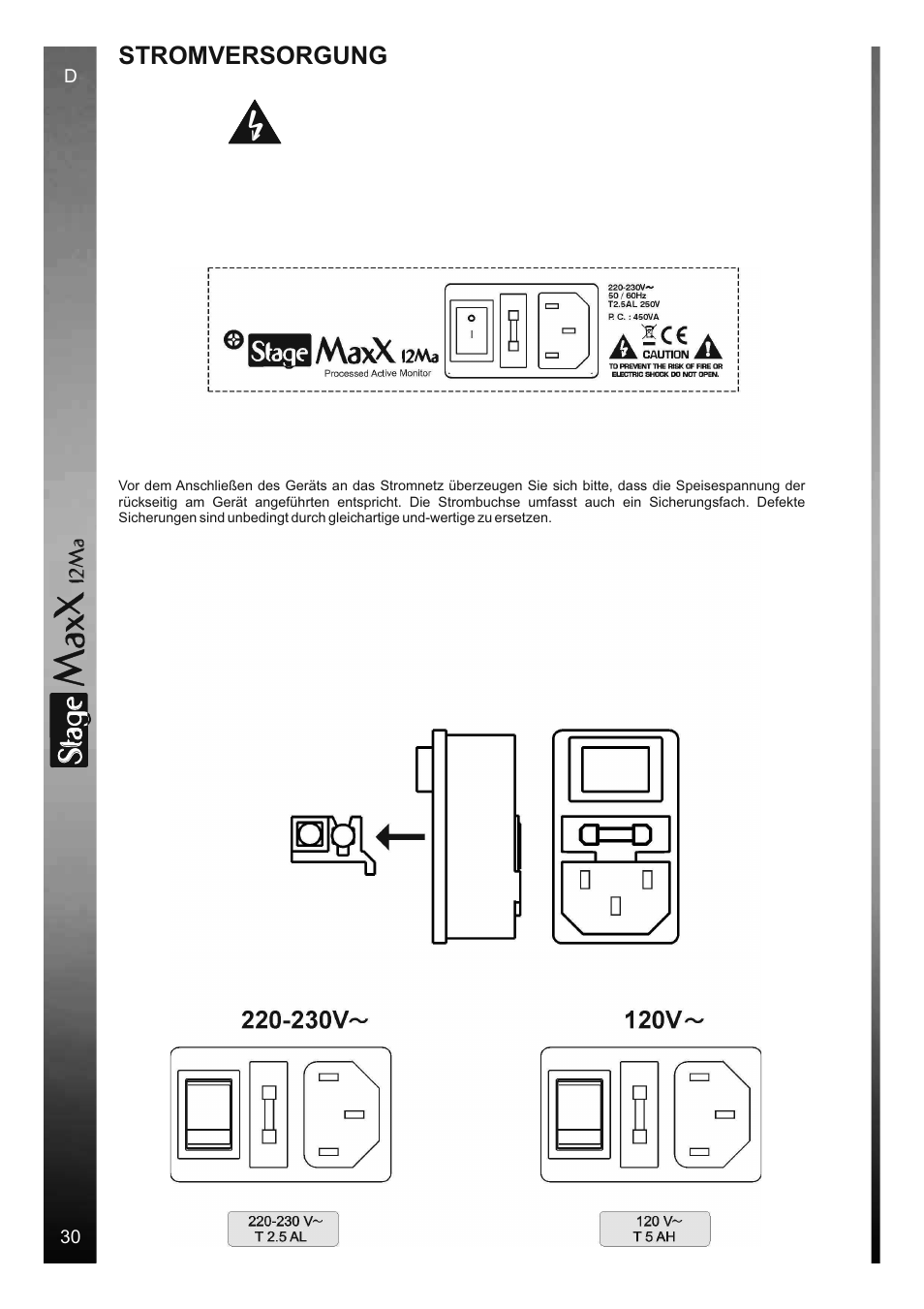 Sta e | FBT StageMaxX User Manual | Page 36 / 44