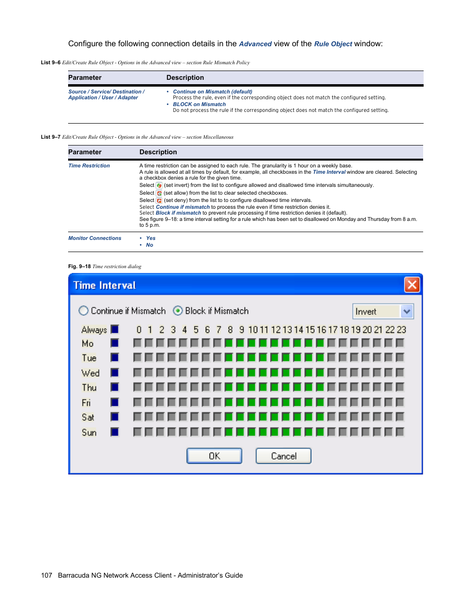 Configure the following connection details in the, View of the, Window | Barracuda Networks VERSION SP4 User Manual | Page 109 / 268