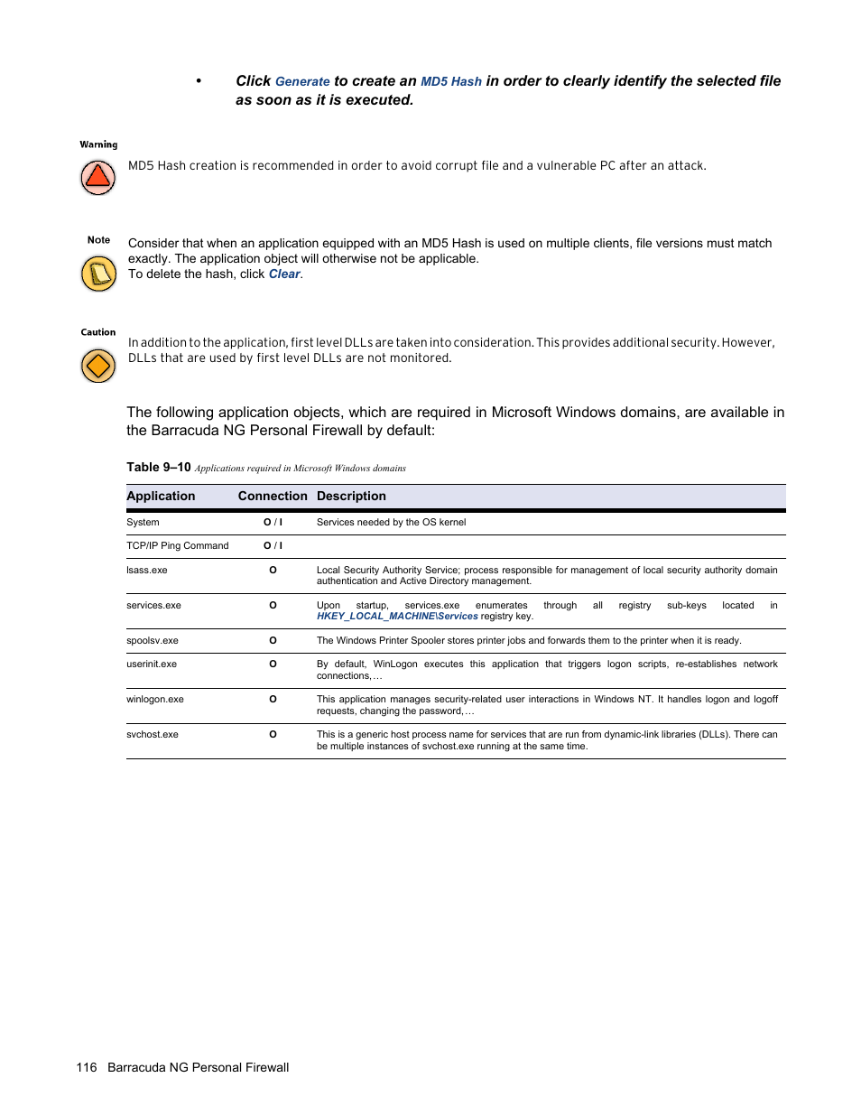 Click | Barracuda Networks VERSION SP4 User Manual | Page 118 / 268