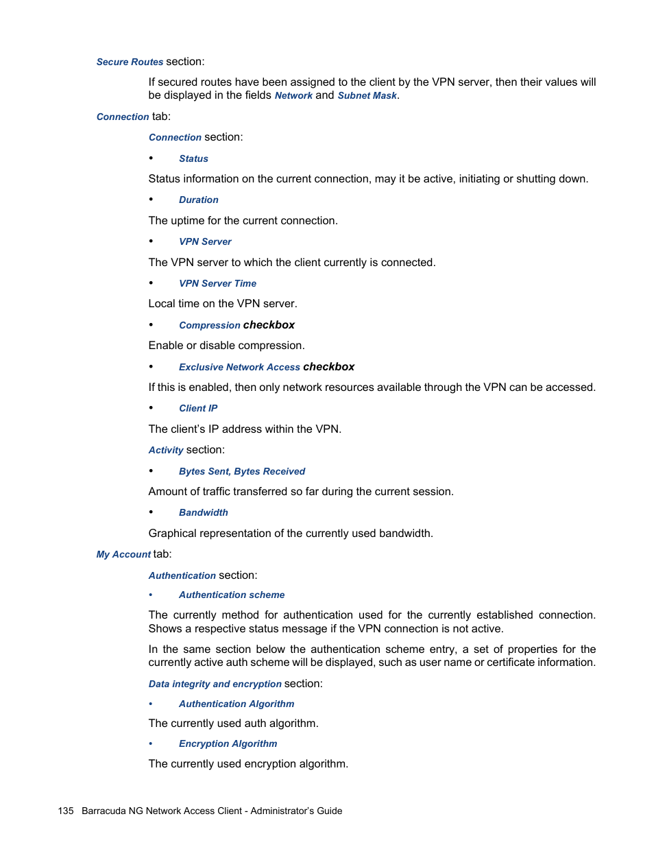 Barracuda Networks VERSION SP4 User Manual | Page 137 / 268