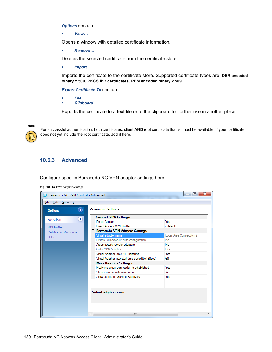 3 advanced, Advanced | Barracuda Networks VERSION SP4 User Manual | Page 141 / 268