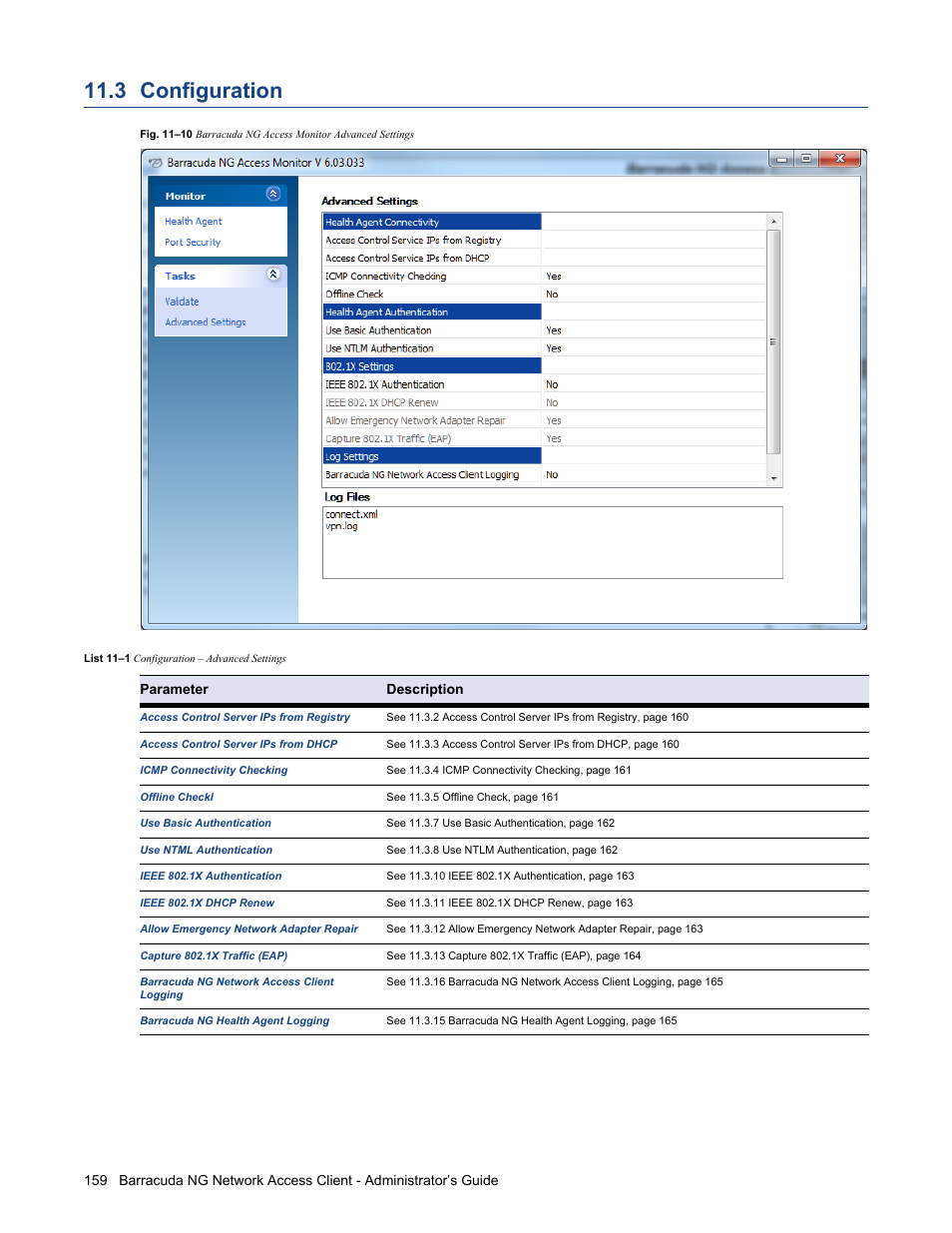 3 configuration, Configuration | Barracuda Networks VERSION SP4 User Manual | Page 161 / 268