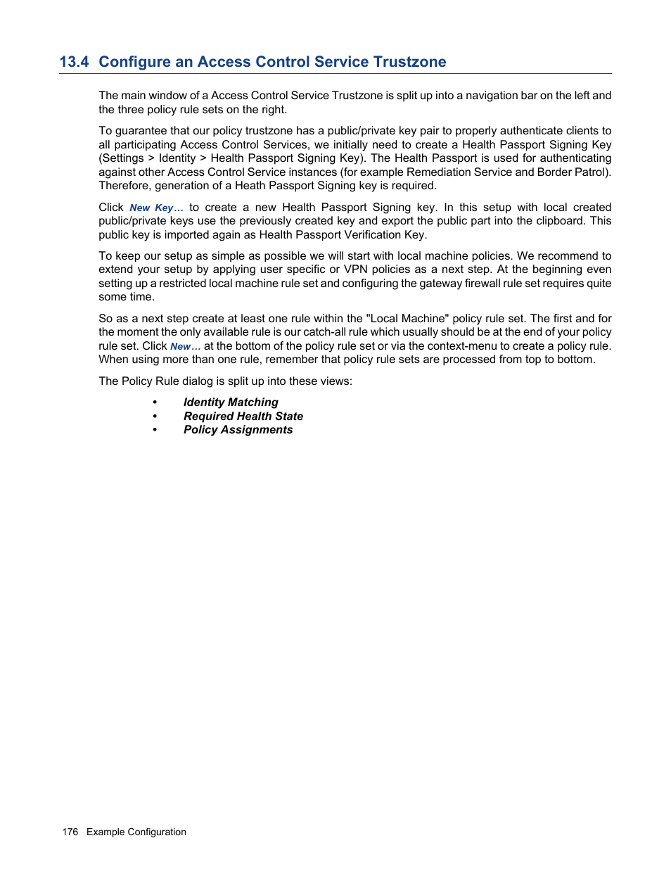 4 configure an access control service trustzone, Configure an access control service trustzone | Barracuda Networks VERSION SP4 User Manual | Page 178 / 268