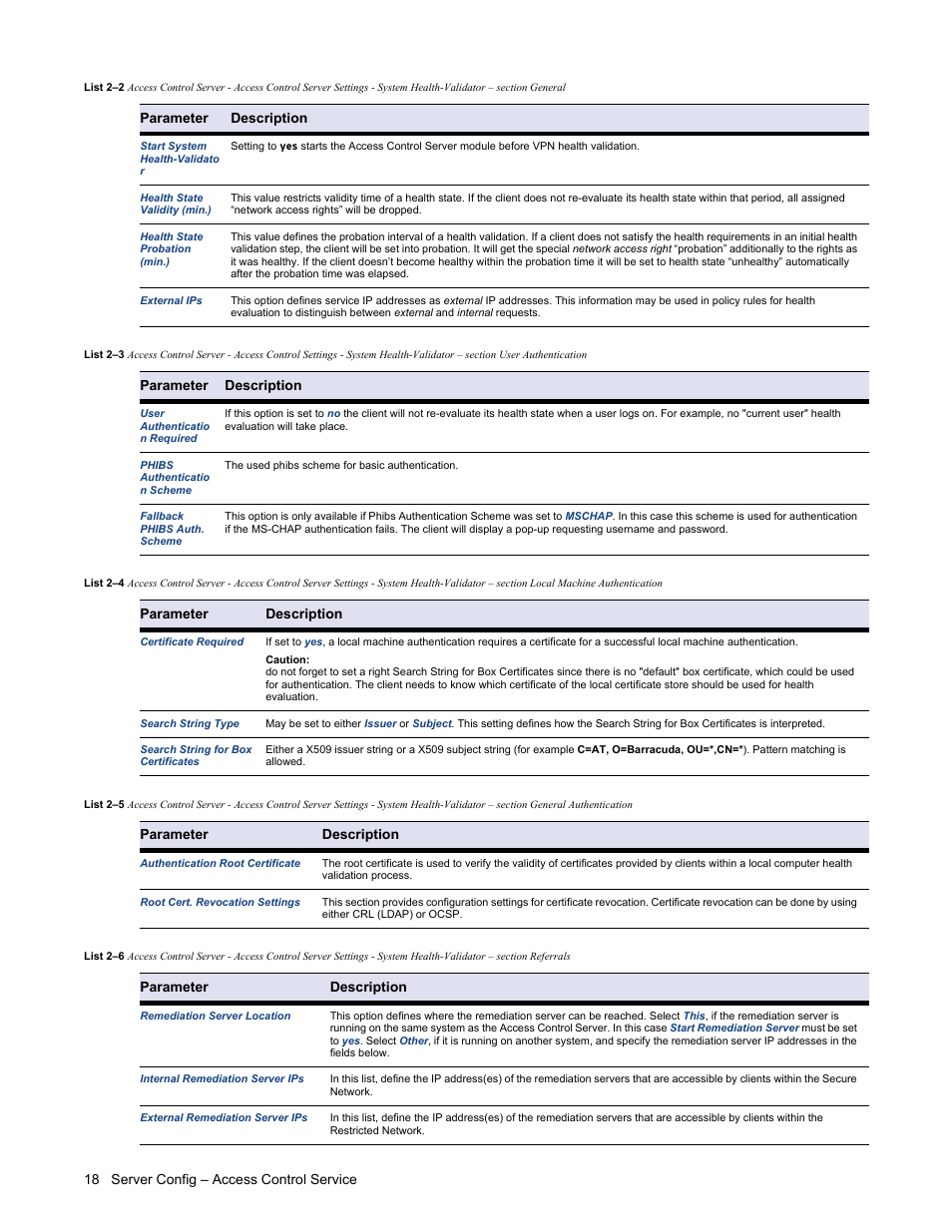 Barracuda Networks VERSION SP4 User Manual | Page 20 / 268